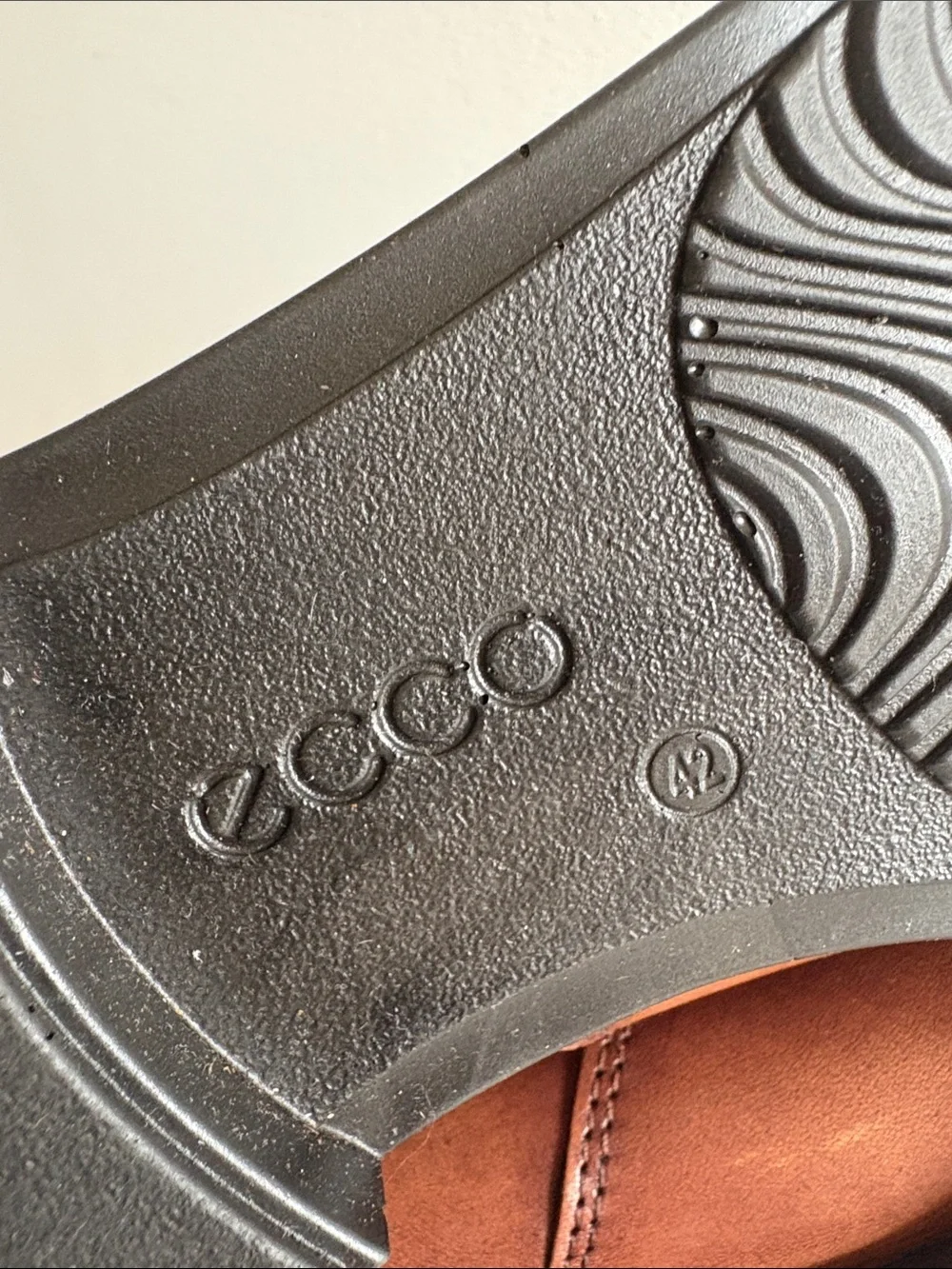 ECCO Brown Leather Chelsea Ankle Boots Women’s EU 42 Pull On